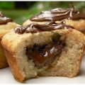 Muffins à la banane coeur de nutella, Recette[...]