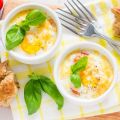 Œufs cocotte au pesto