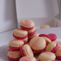 Macarons vanille/framboises