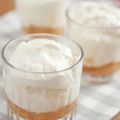 Verrine rhubarbe et chantilly vanillée