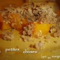 Crumble de potimarron à la farine de châtaigne,[...]