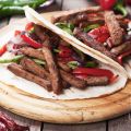 Tacos au bœuf et aux poivrons
