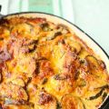 Gratin de courgettes à la mimolette