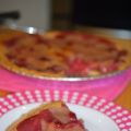 Tarte aux framboises et au sirop d'érable