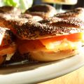 Mini-bagel au saumon fumé