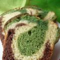Gâteau marbré chocolat vanille pistache,[...]