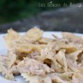 Pâtes crémeuses au thon