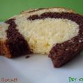 Gâteau marbré coco & chocolat