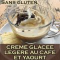 Recette de crème glacée au yaourt et au café,[...]