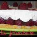 Entremet à la framboise