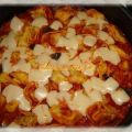 Tortellinis à la sauce aux légumes et cubes de[...]