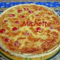 Tarte au courgettes, tomates cerise, moutarde[...]