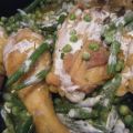 Poulet très vert et léger (curry, légumes verts[...]