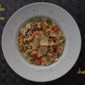 Tagliatelles saumon et champignons