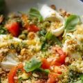 Céréales en salade de pesto vert et mozzarella[...]