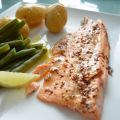 Filet de truite à la moutarde, au miel et au[...]