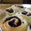 Brioches aux cerises