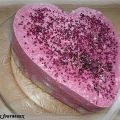 Coeur à la mousse de framboise, Recette Ptitchef