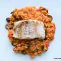 Risotto rapide tomates - olives noires