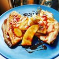 CREPES AUX BANANES CARAMELISEES