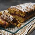 Gâteau à la polenta et aux framboises