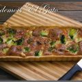 Quiche rose et verte