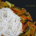 Noodles aux légumes