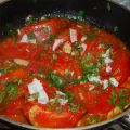 Tomates et copeaux de Coco