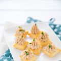 Petits feuilletés à la mousse de cèpes