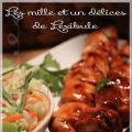 ~Brochettes de poulet piquantes et salade[...]