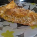 Quiche aux poireaux et au fromage