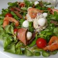 Salade océane (tomates, mâche, saumon fumé,[...]