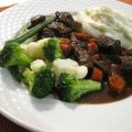 Cubes de boeuf au sirop d'érable