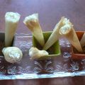 CORNETS EN FEUILLE DE BRICK AU CHEVRE ET AU MIEL