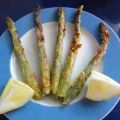 Asperges panées au parmesan