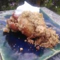 Crumble aux brugnons