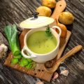 Potage parmentier végétarien