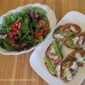 Tartines aux asperges avec prosciutto et[...]