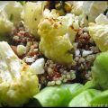 Salade de quinoa au chou-fleur rôti