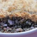 Crumble sans gluten aux lentilles