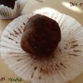 Truffes au chocolat au p'tit gout de menthe,[...]