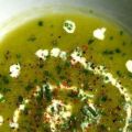 Soupe veloutée asperges-poireaux, Recette[...]