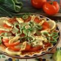 Salade de tomates à l'omelette