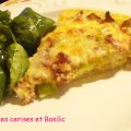 Quiche aux poireaux et au bacon