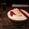 Bavarois au chocolat blanc et à la framboise -[...]
