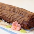 Bûche de Noël , ganache au thé noir cookies à[...]