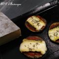 Mini pizzas de légumes aux fromages d'Auvergne