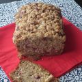 Cake aux poires et aux framboises