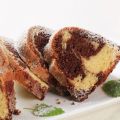 Gâteau marbré chocolat-vanille sans beurre