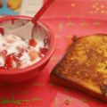 Menu 440 : pain perdu au muesli
